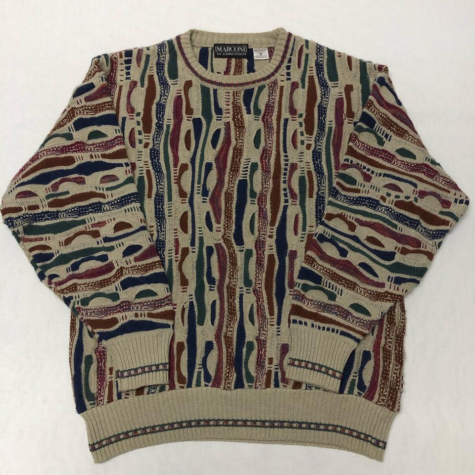 빈티지 올드스쿨 불가리아산 케이블니트 (M)