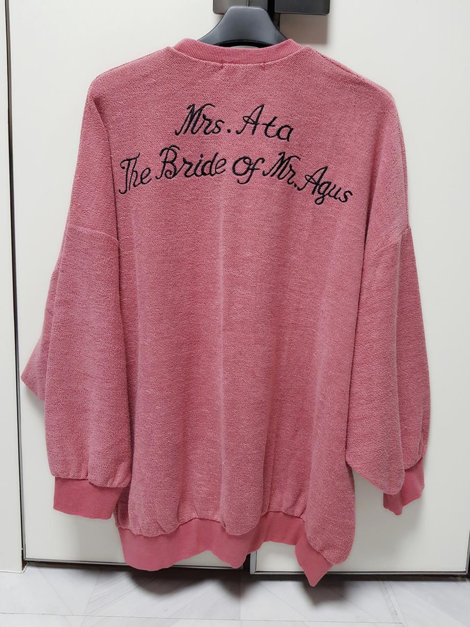 하나언니 레터링 맨투맨