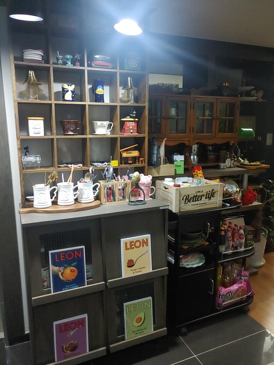 ♥선물증정♥ 그릇장, 컵장, 트롤리