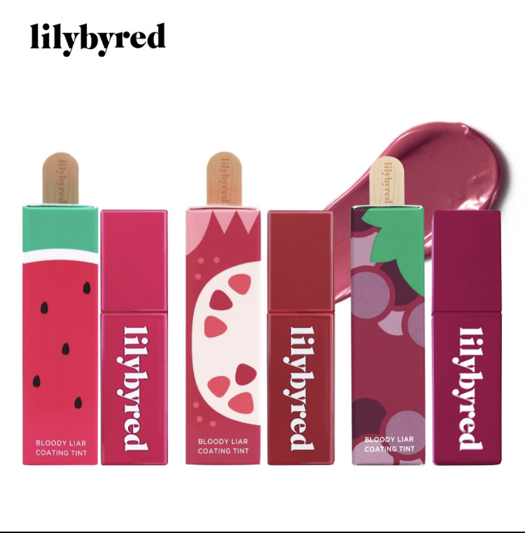 [릴리바이레드] 앙큼라이어 코팅틴트 아이스크림 에디션_포도바