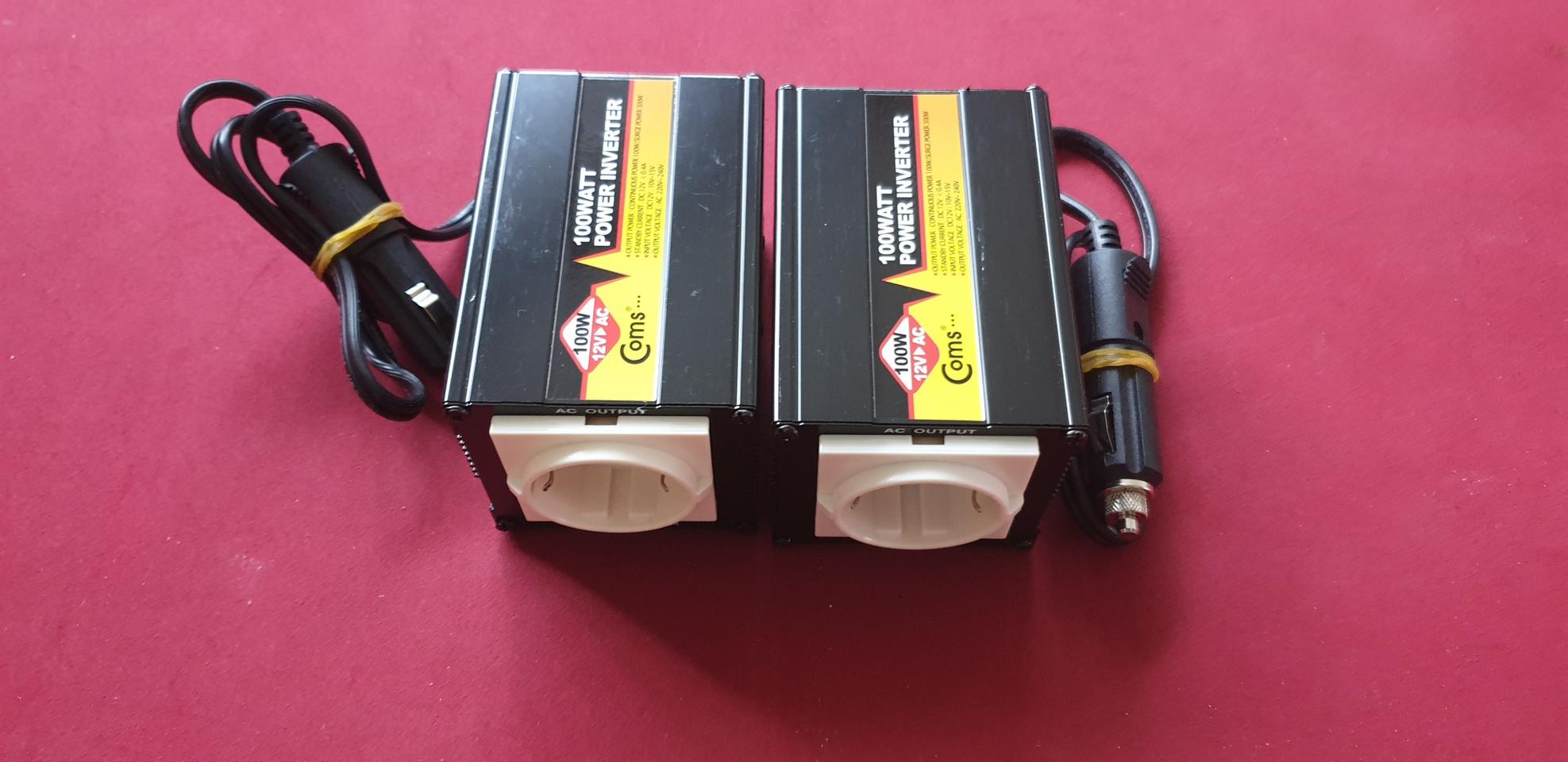 Coms 차량용 100W 파워 인버터 야외전원 미사용품