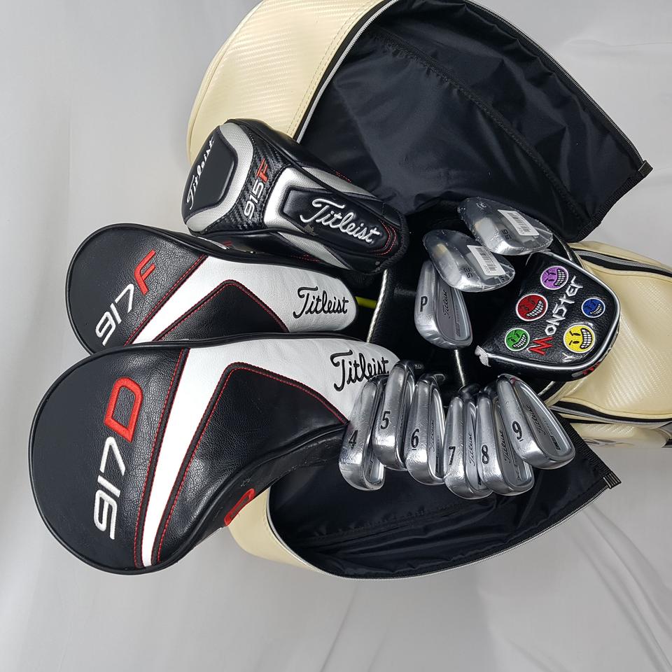 타이틀리스트 917 조합 남자 골프 풀세트 21