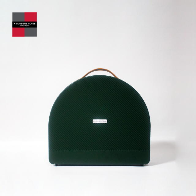 투썸플레이스 한정판 접이식 감성 피크닉, 캠핑, 차박 테이블 그린