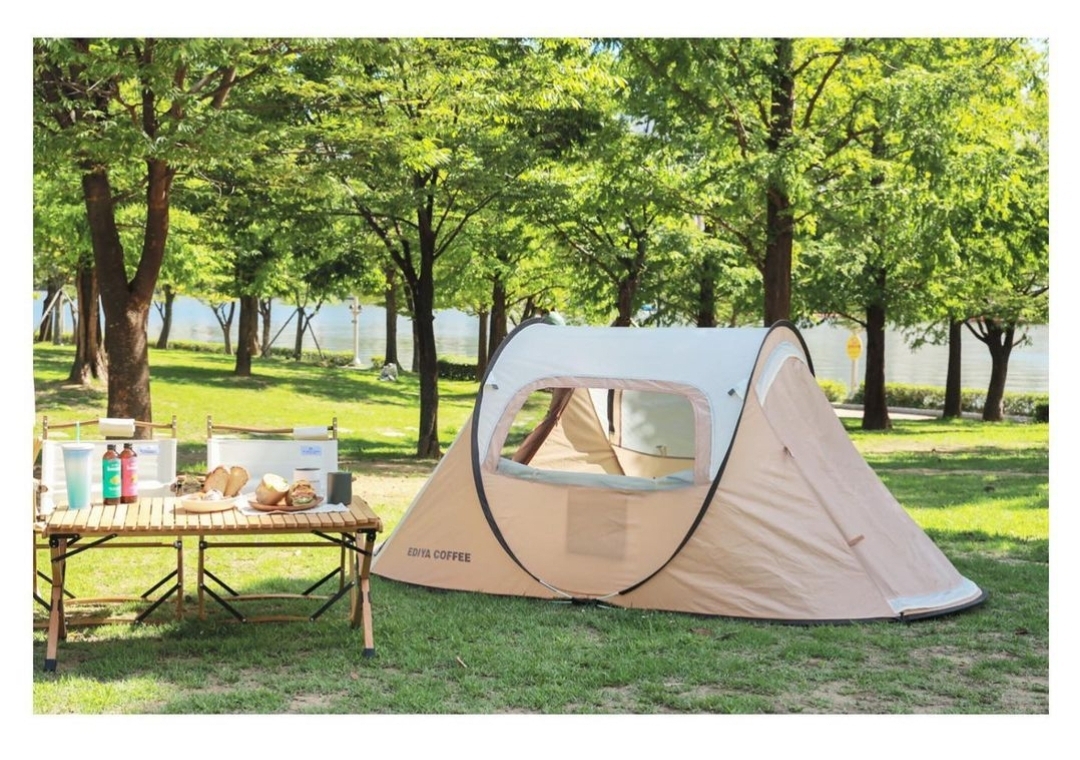 이디야 × 패스트캠프 토피넛 원터치 텐트