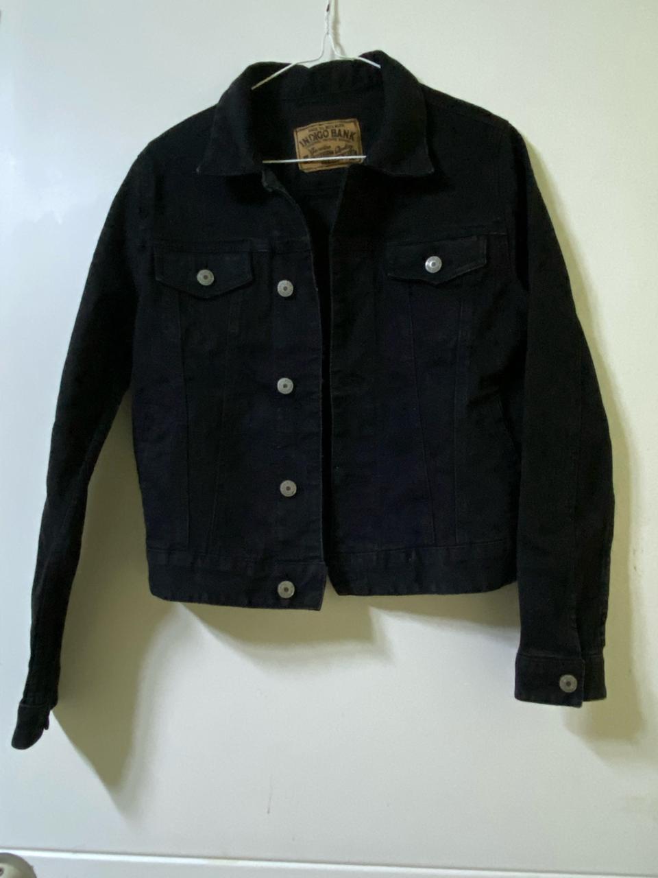 ::인디고뱅크 브랜드 흑청자켓 새거::