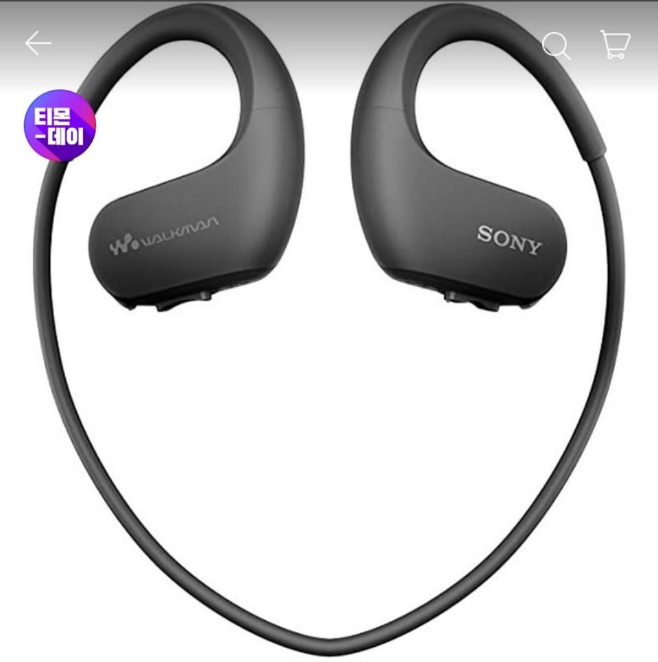 방수 이어폰 수영가능 - 소니 워크맨 nw-ws413