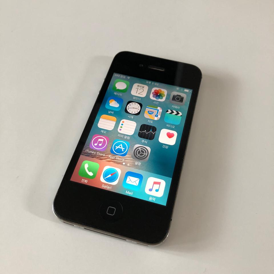 [레트로] 아이폰4s 64g 블랙 공기기 소장용 팝니다