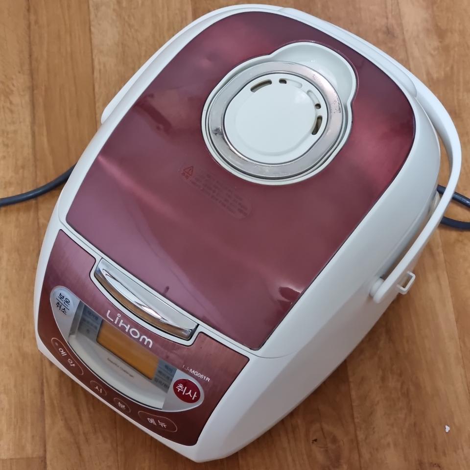 리홈 전기보온밥솥 LJ-MG061R 중고