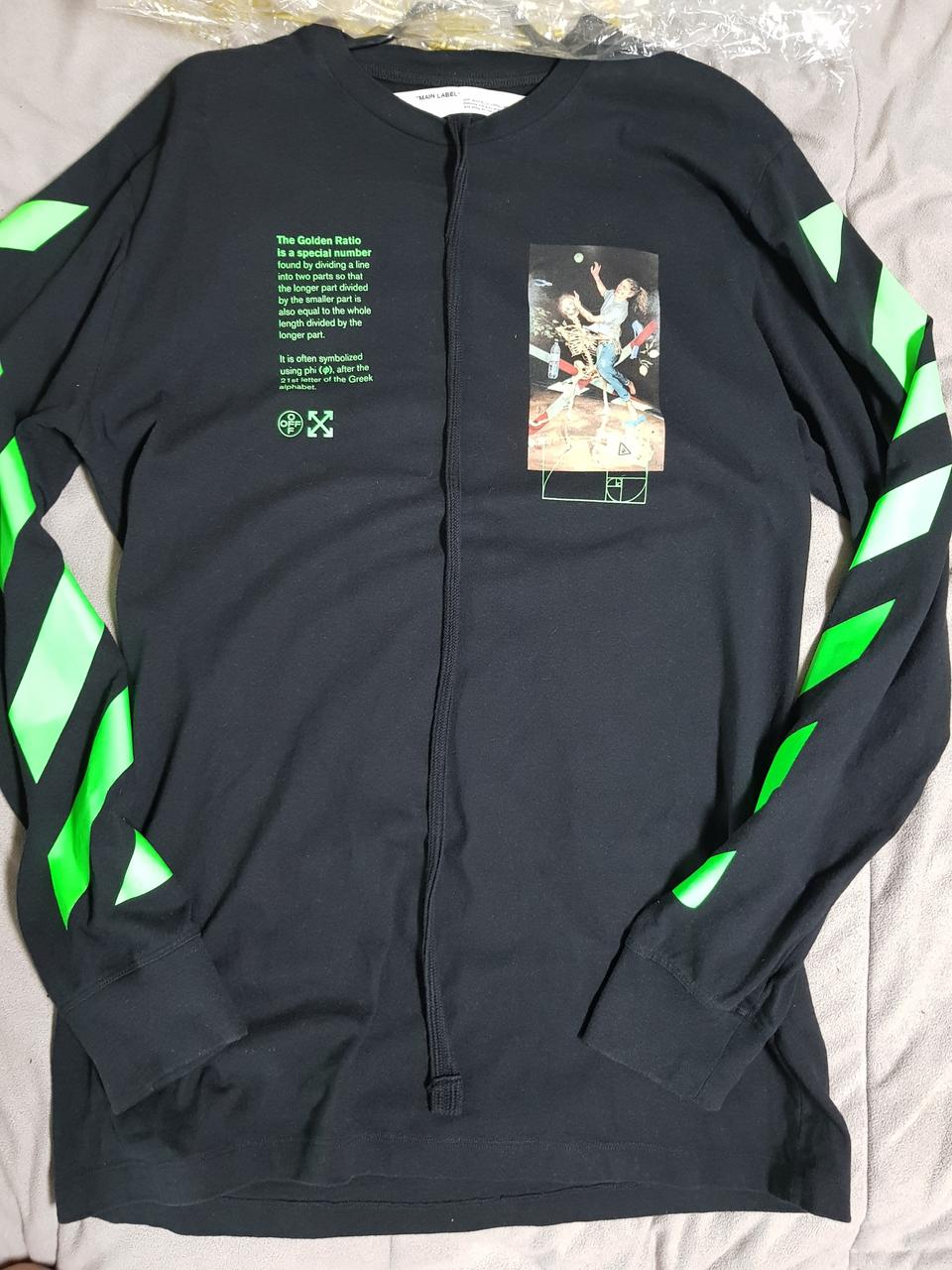 오프화이트 파스칼 페인팅 티셔츠