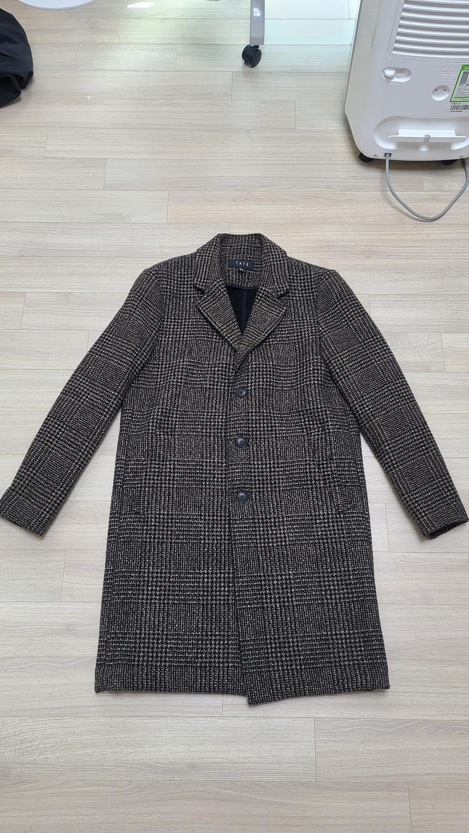 (새상품) 테이트 체크코트 95