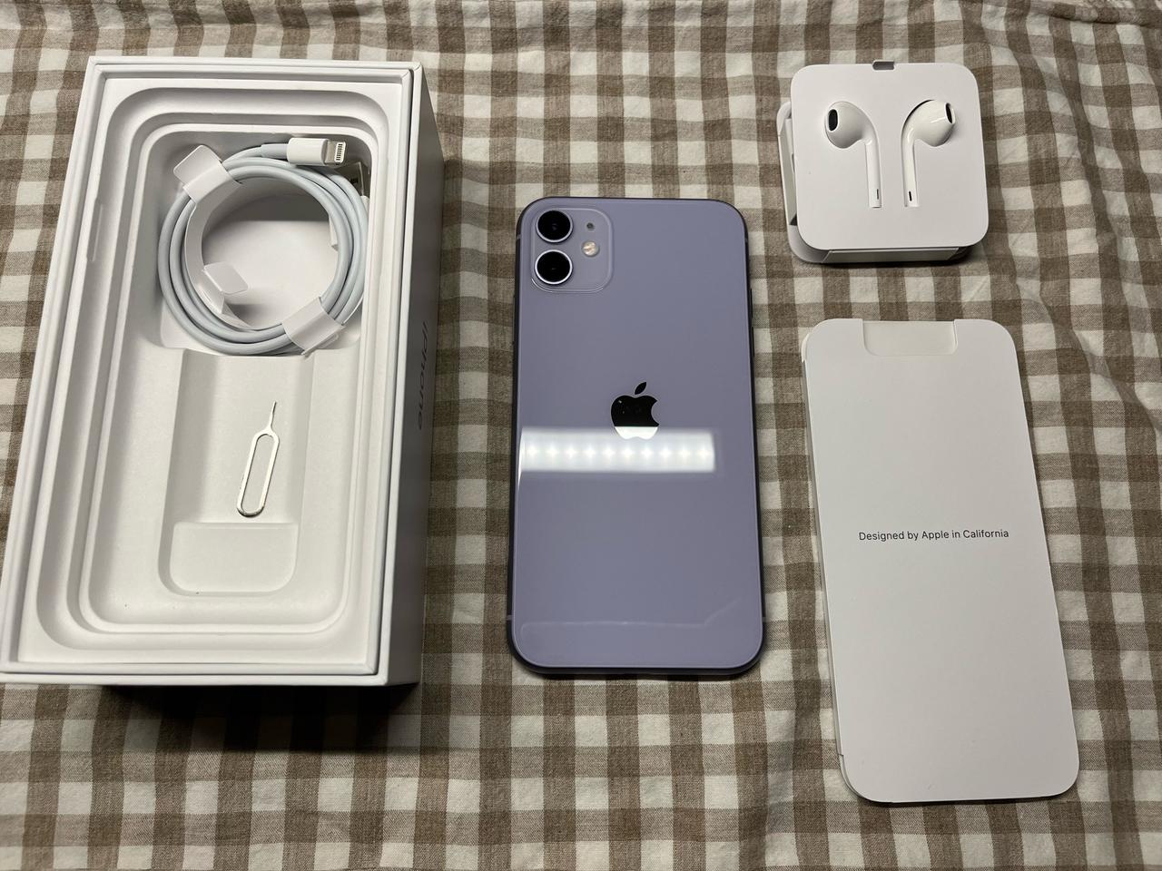 | 아이폰 11 퍼플 128GB 자급제 [기스&하자 X | 택포]