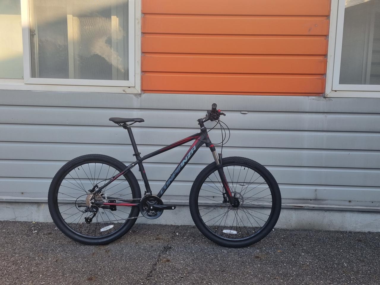 [촬영샘플][빅사이즈]콘피안자cp45 27단 29인치 mtb 자전거 블랙