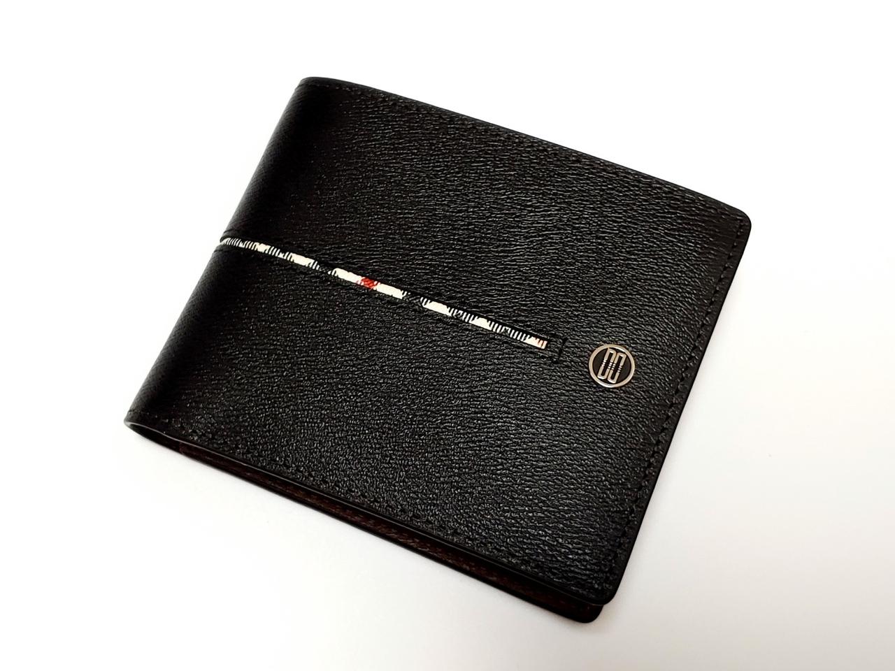 [새상품] 닥스 로고 천연 소가죽 남성 반지갑 [정품]