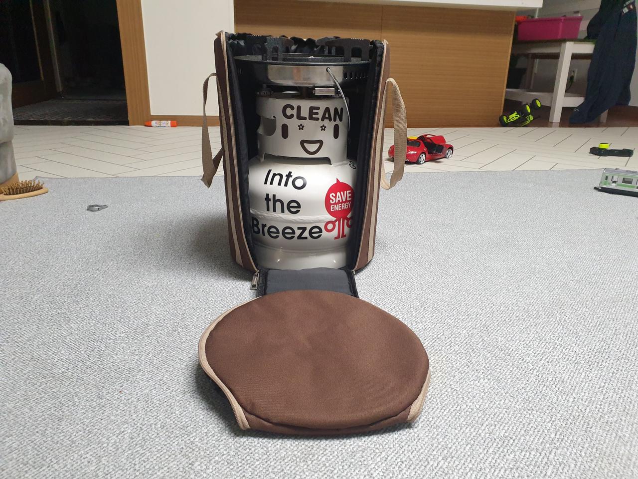 동성 해바라기버너 세트+1005 3KGLPG가스통+전용수납가방