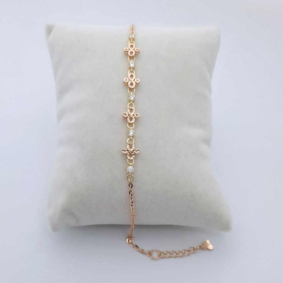14k 플라워 팔찌 
