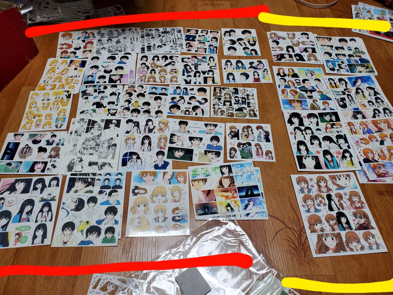 고르는 애니인스 150원~350원 애니