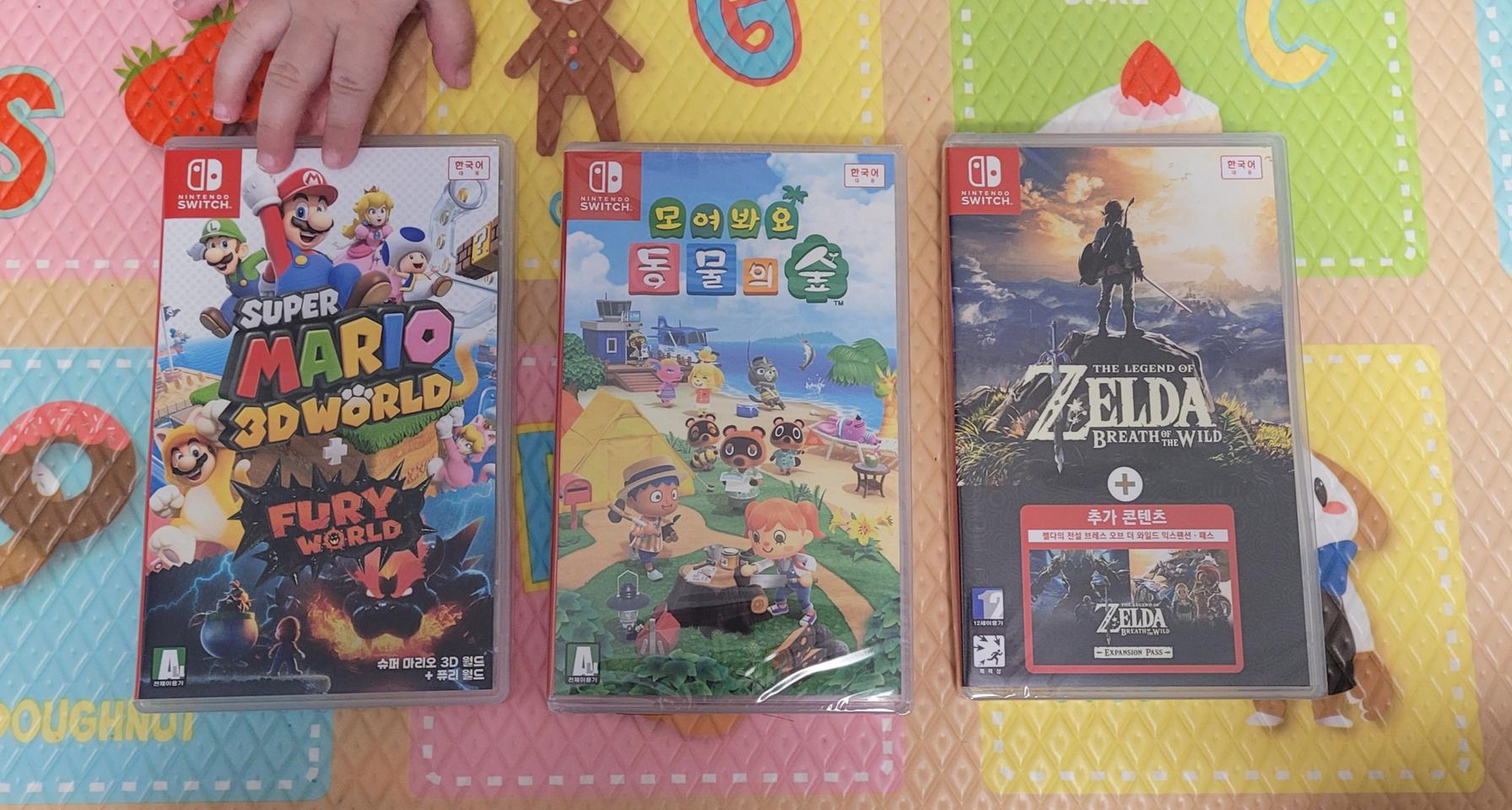 닌텐도스위치 젤다의전설,3D월드,동물의숲,판매합니다 (미개봉)