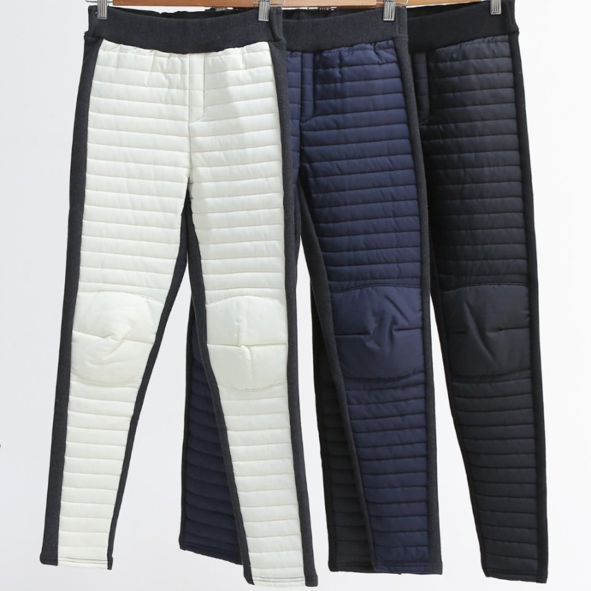 주문폭주)미친 신축성 여성 패딩 바지 패딩레깅스