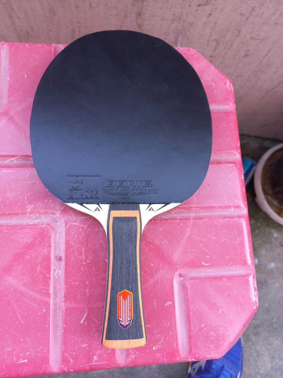 탁구라켓  정영식 라켓 블루파이어m1