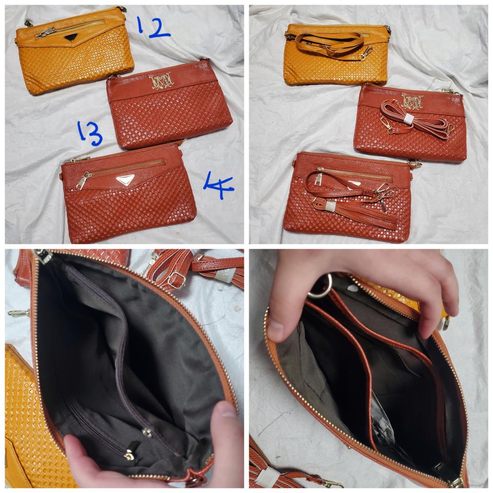 클러치백, 크로스백, 파우치백, 미니백, 핸드백3개 (소가죽, 새상품)