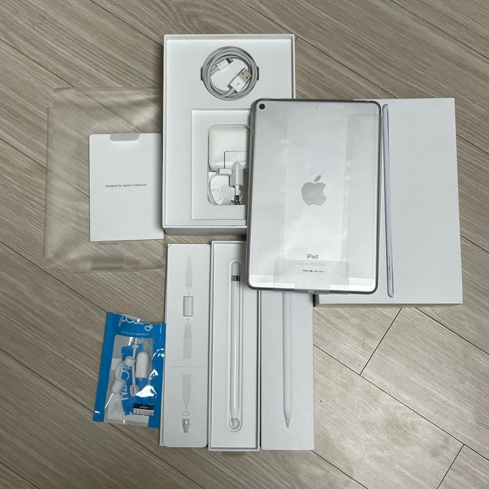 (전체풀박스)아이패드 미니5+애플펜슬+펜슬코지콤보팩