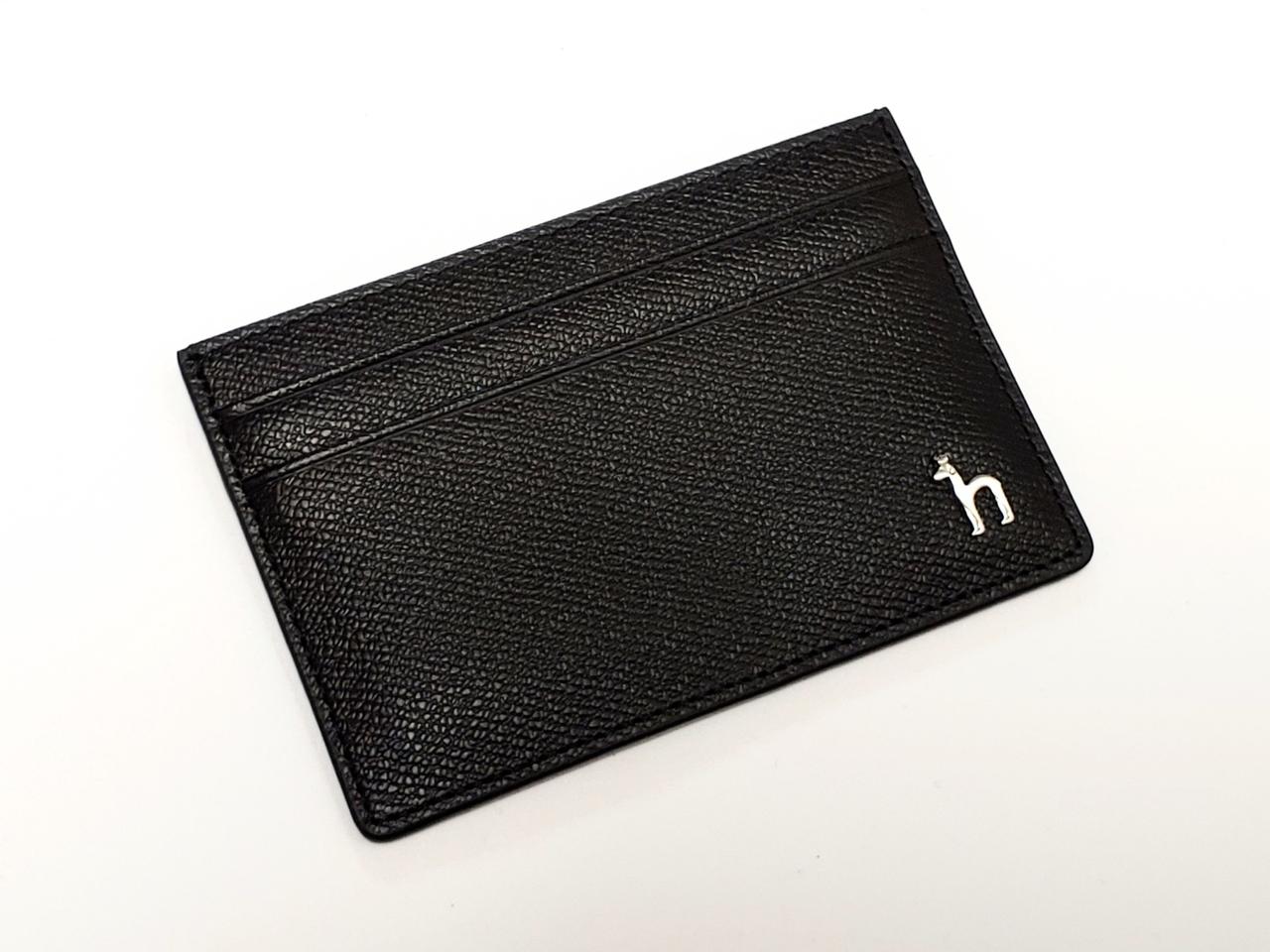 (새제품)헤지스 블랙 카드지갑(정품)