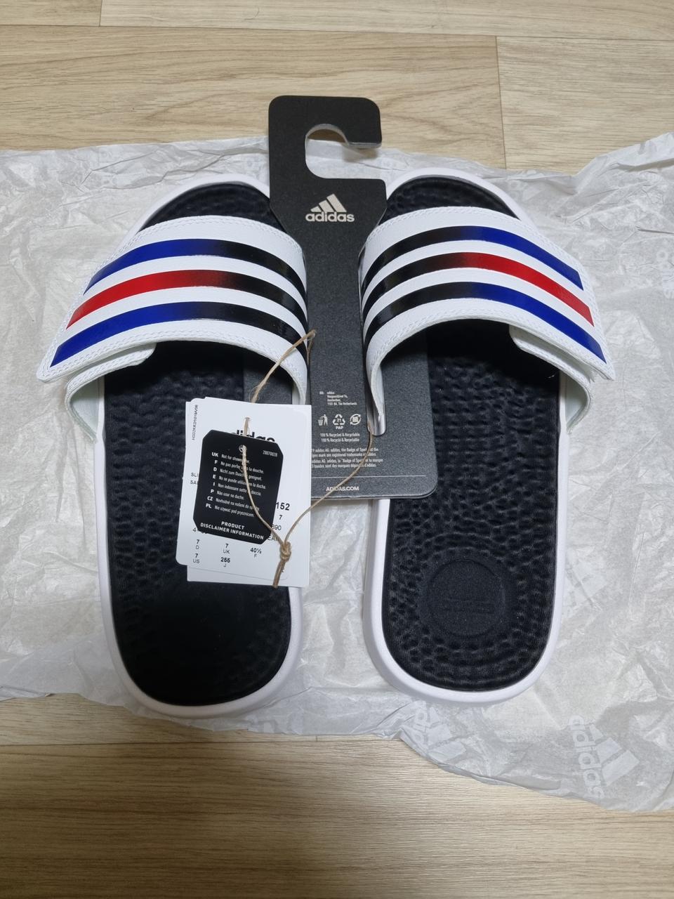 아디다스 슬라이드 슬리퍼 255 260