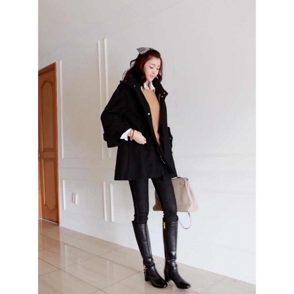 버블앤시크 오버사이즈핏 울코트 free