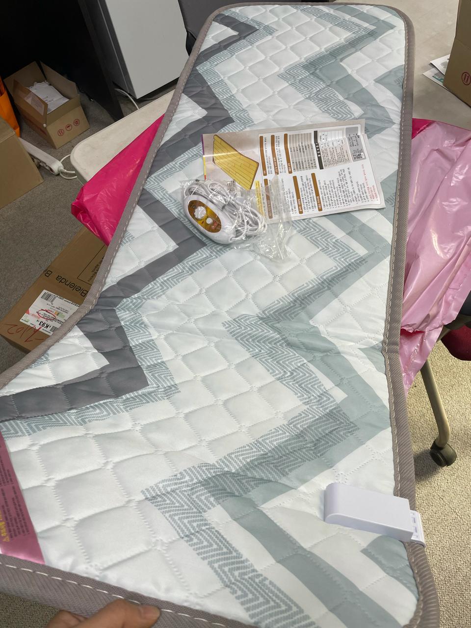 일월 전기장판 전기매트 3인용 쇼파매트 온열 매트 새상품