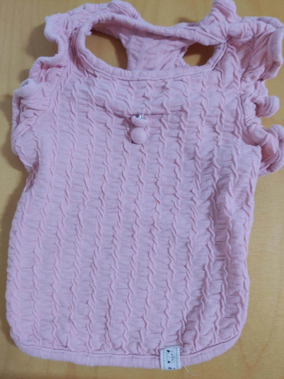 XL사이즈 핑크  프릴 원피스