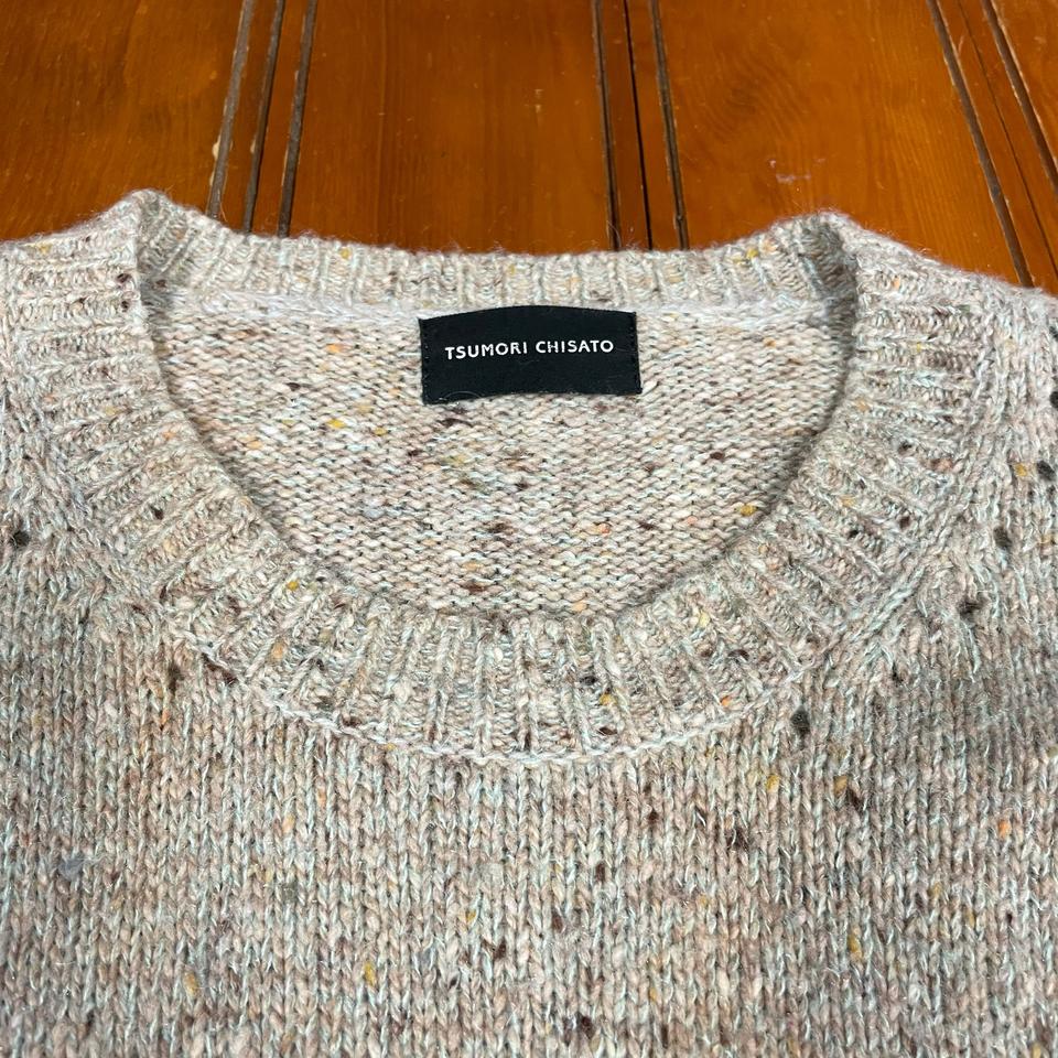 츠모리치사토 울 니트 스웨터