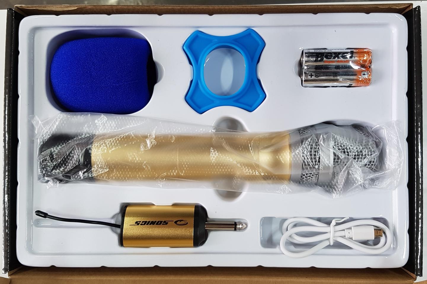 미개봉 새제품 SONICS SM-H10  1채널 무선마이크  7만원에 판매합니다.