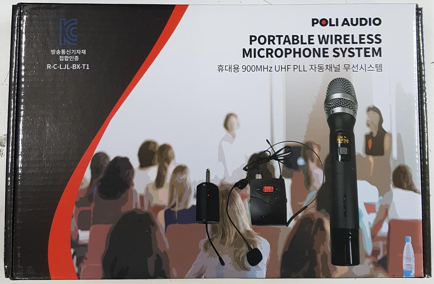 미개봉 새제품 POLY SOUND 1채널 헤드셋형 무선마이크 PW-B91 판매합니다.