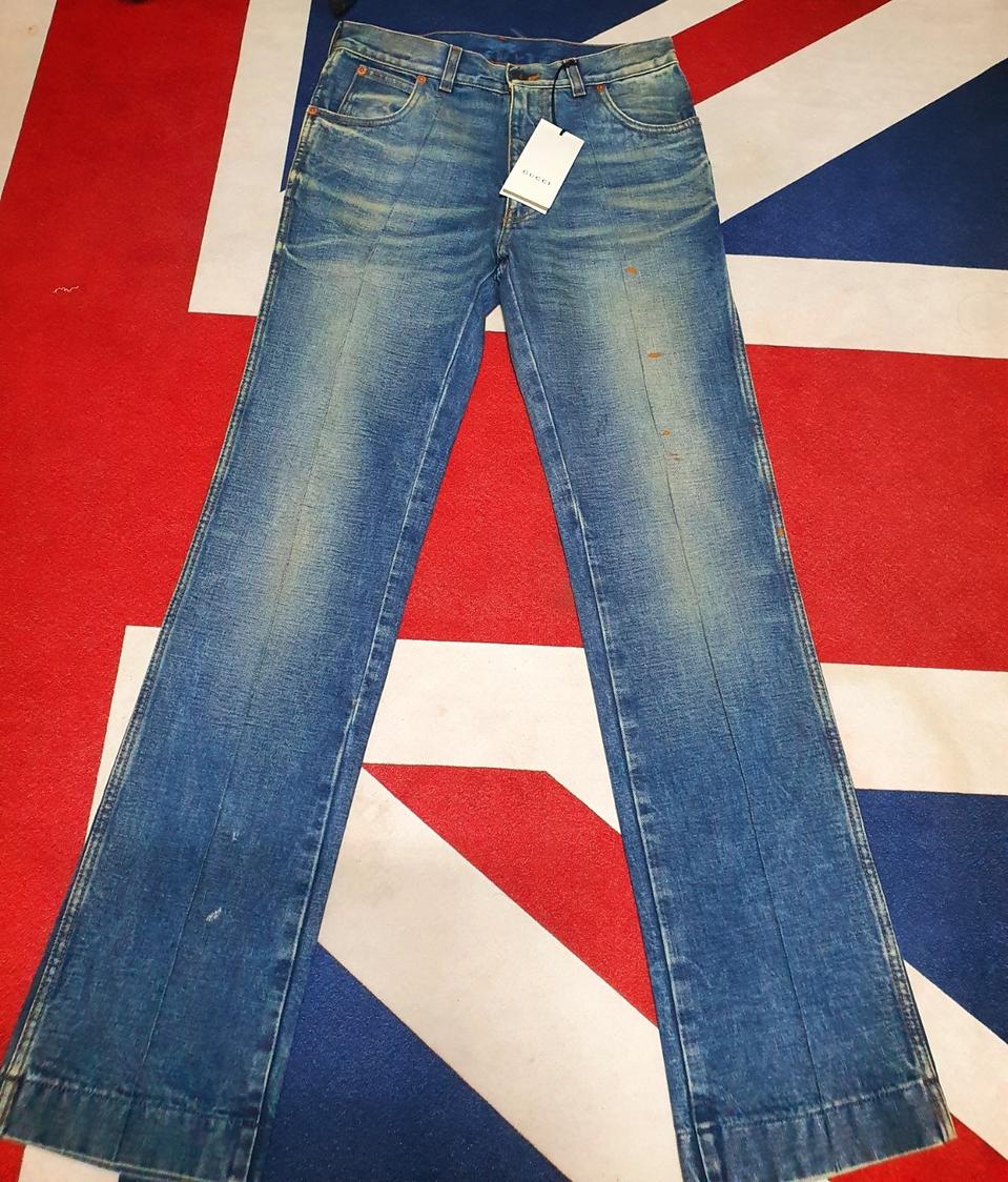구찌 남성 데님 진 청바지