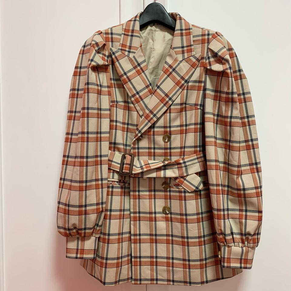 셔링 퍼프 자켓 새상품