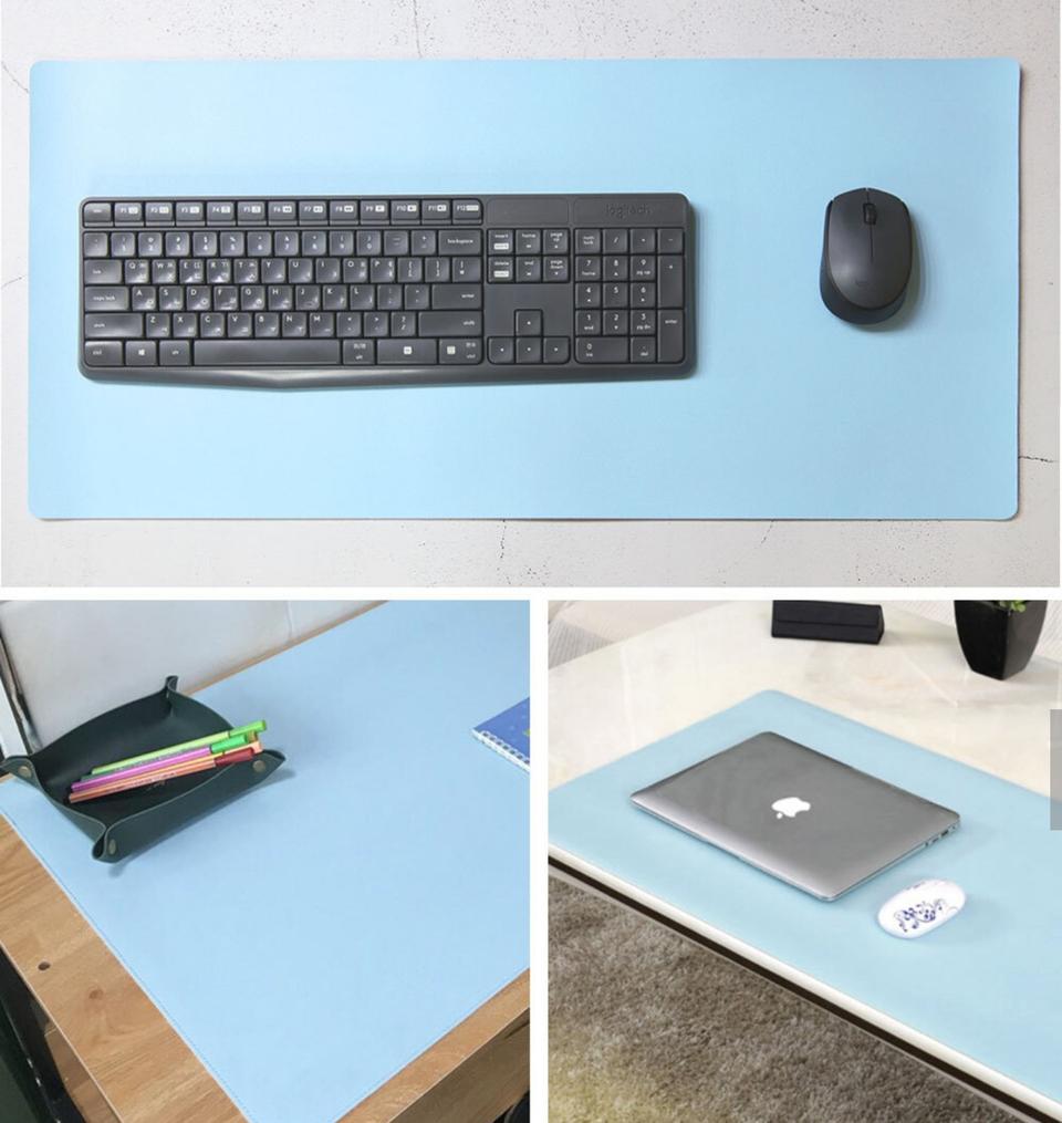 마우스패드 블루 키보드패드