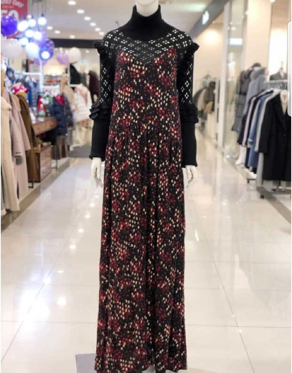 [새상품] 질스튜어트 컬렉션 실크 메탈 드레스 55 정가 999,000원