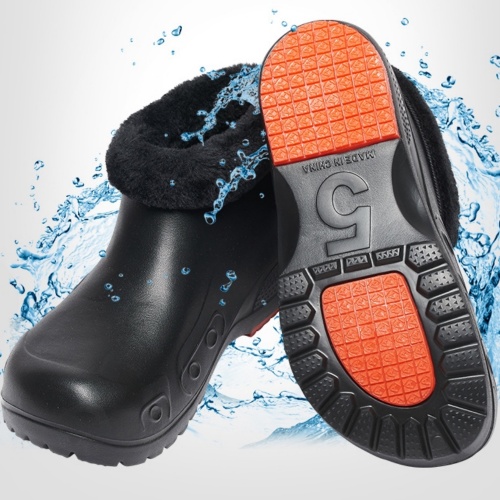 새상품 미끄럼방지 겨울 주방화 털신 주방 다용도 신발 작업화 방한화 부츠