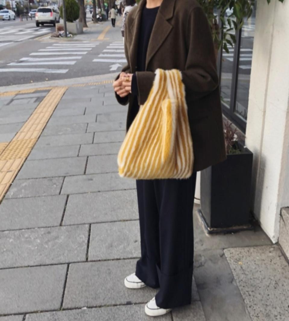 리얼 밍크 가방 라지사이즈 가격내림