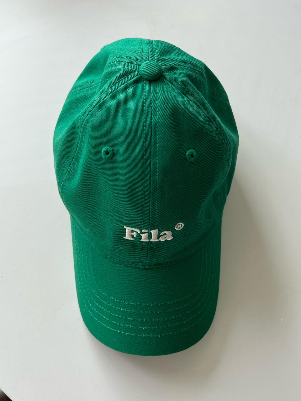 휠라 츄잉로고 캡모자