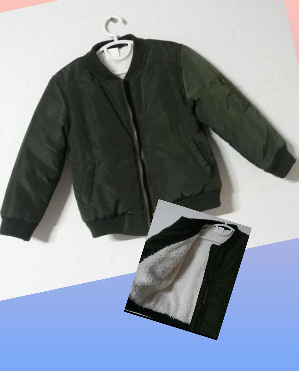 아동)뽀글이 양털 블루종