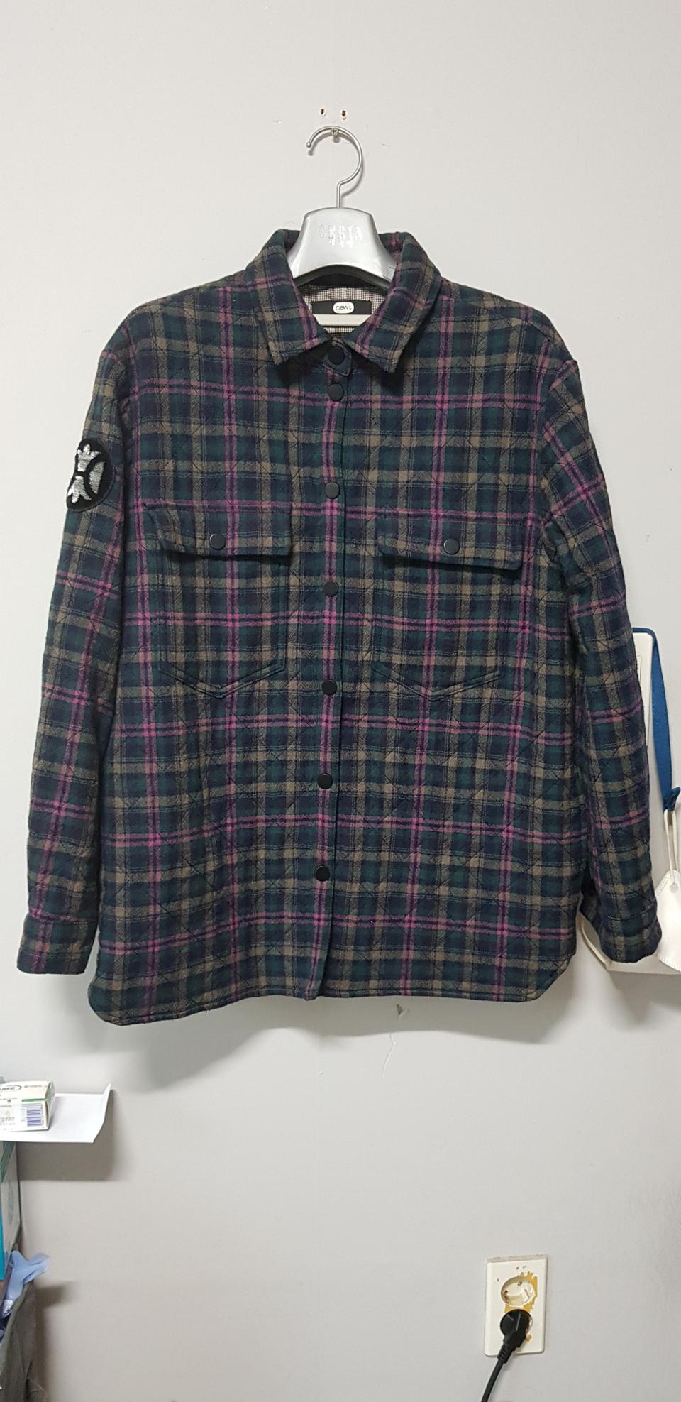 듀엘 퀼팅 셔츠 자켓