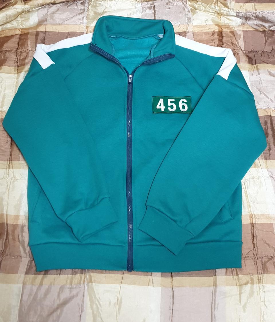 오징어게임 456번 기모 트레이닝복 상하의 세트 Free 사이즈 새상품