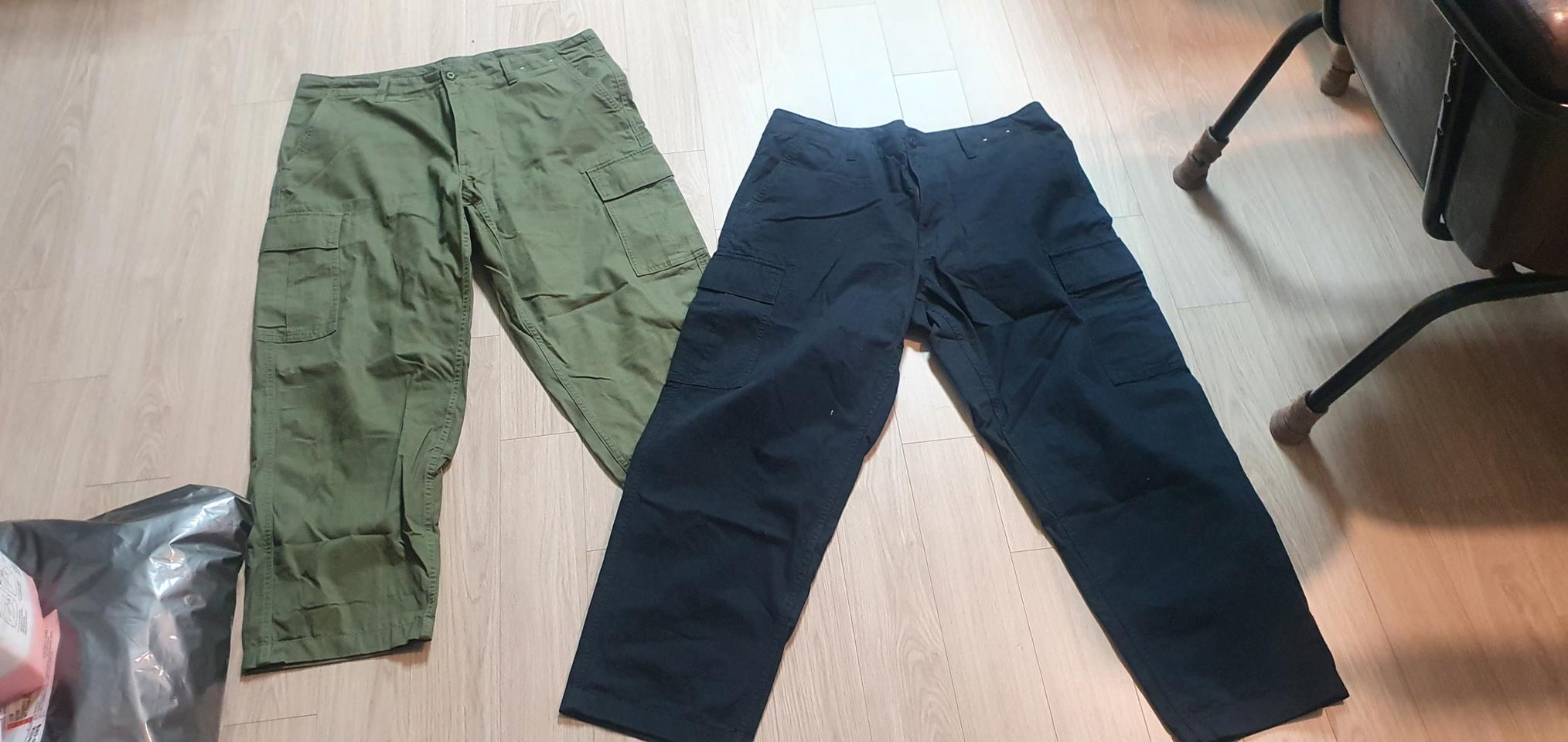 유니클로 카고바지 34