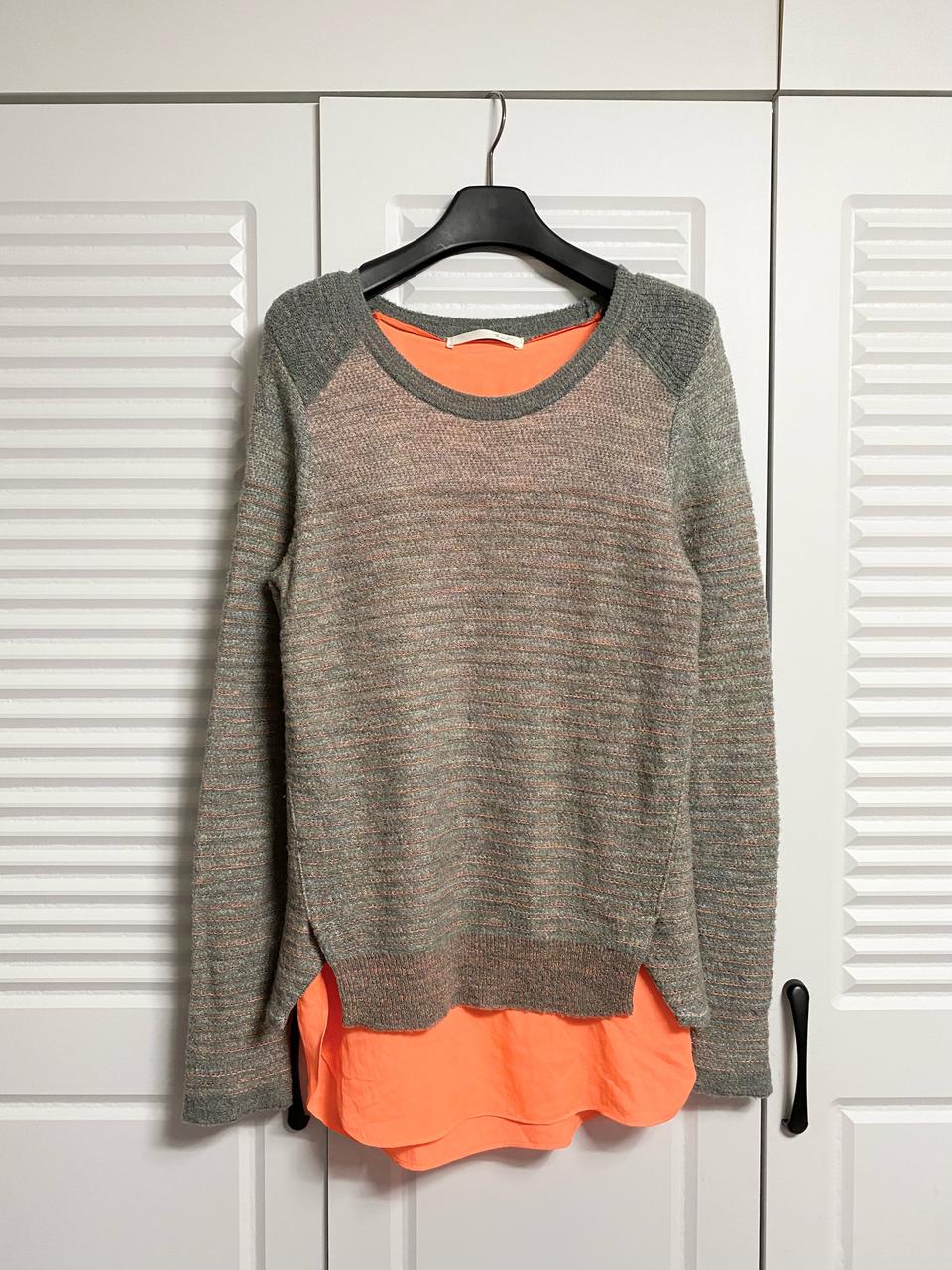 지컷 니트 티셔츠