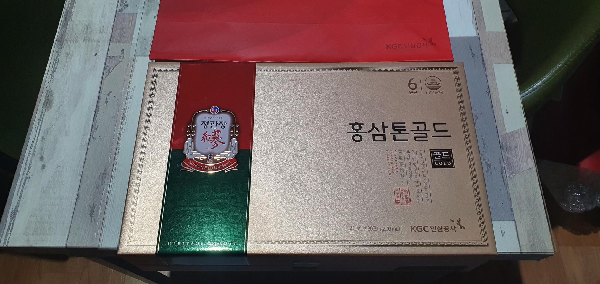 정관장 홍삼톤골드 + 다보록 감사가편