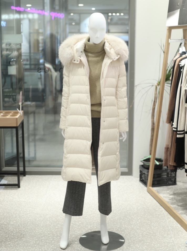 택포 새상품 코인코즈 덕다운 롱패딩 66