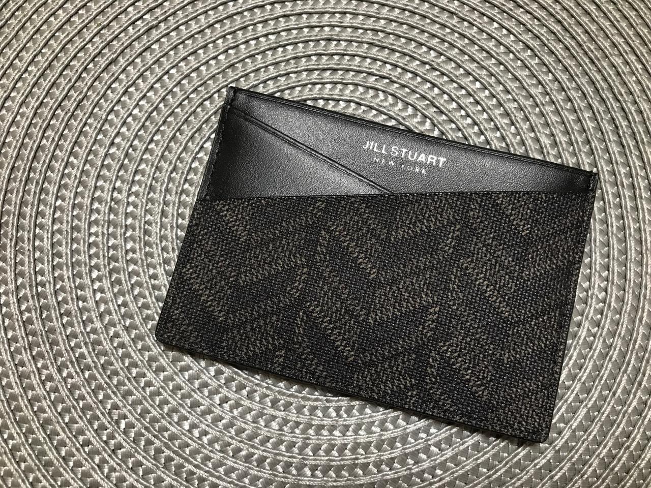 질스튜어트 카드지갑 (블랙)