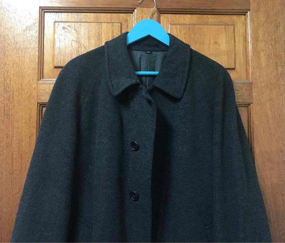 캐시미어 발마칸 코트 다크그레이 (챠콜)