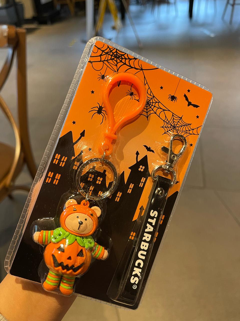 (정가이하)스타벅스할로윈MD21 할로윈 베어리스타 키 체인